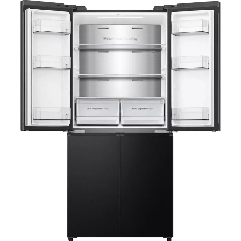 Hisense RQ5P470SAFD de instalação livre 483 L preto, aço inoxidável