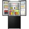 Hisense RQ5P470SAFD de instalação livre 483 L preto, aço inoxidável