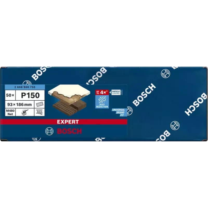 Rede de lixar Bosch Expert M480 50 unidades