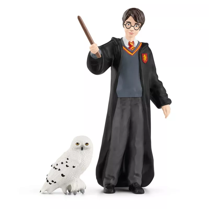 Figura Schleich Harry Potter & Hedwig multicolor 42633 idade recomendada 6+
