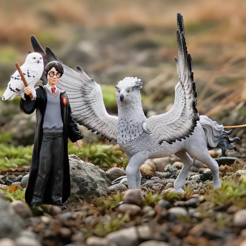 Figura Schleich Harry Potter & Hedwig multicolor 42633 idade recomendada 6+