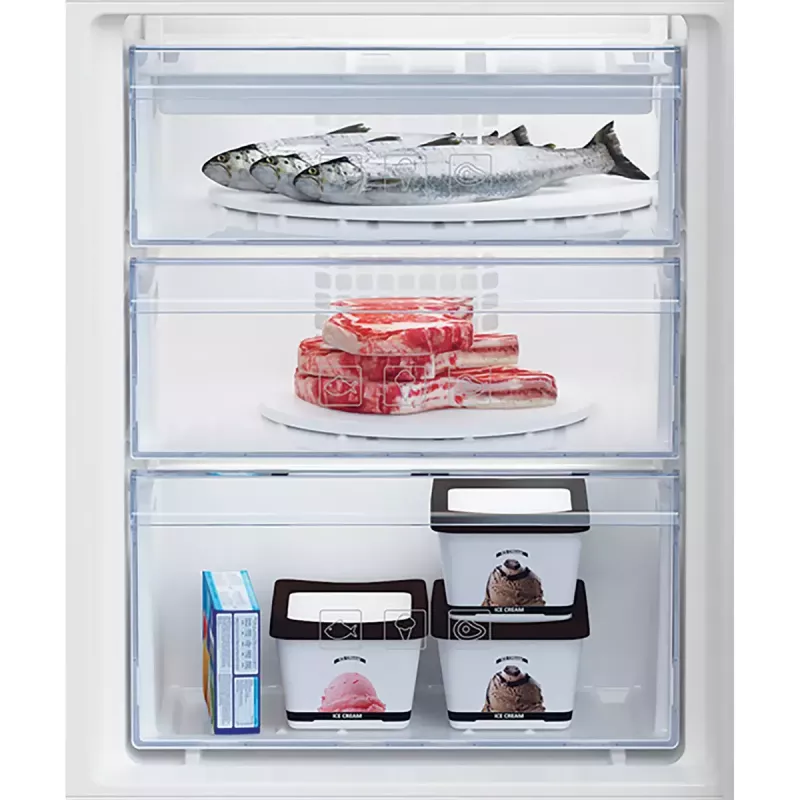 Beko BCSA285K4SN combinado frigorífico-congelador encastrar 271 L branco