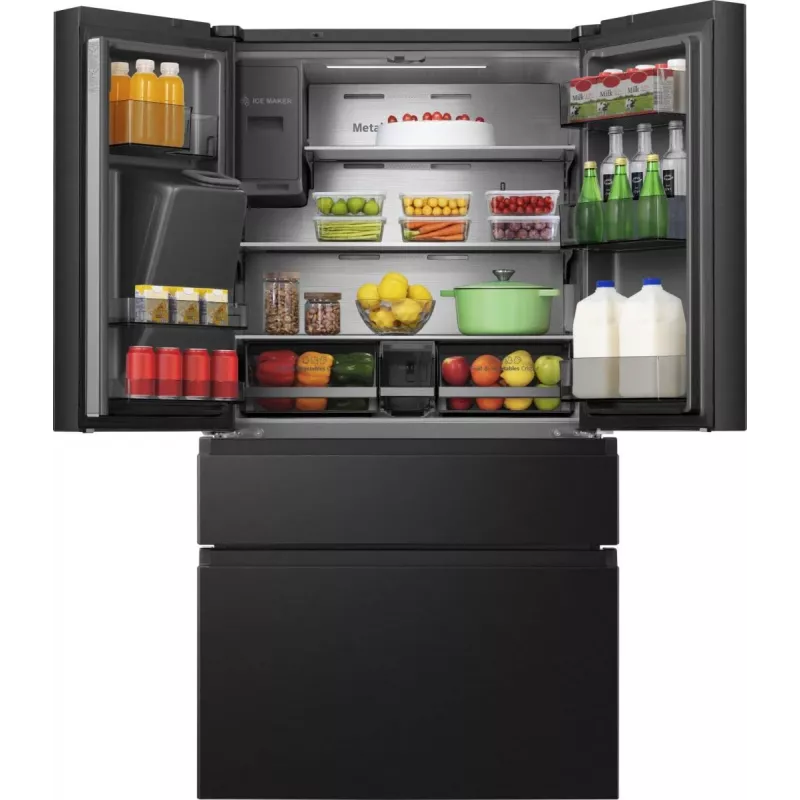 Hisense RF728N4SBFE frigorífico side-by-side de instalação livre 560 L preto