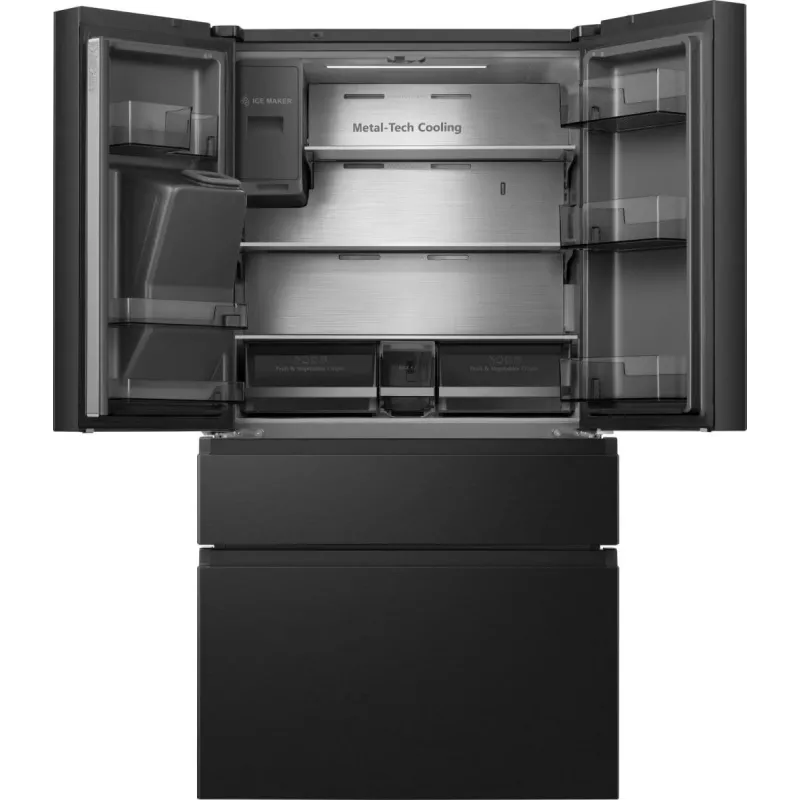 Hisense RF728N4SBFE frigorífico side-by-side de instalação livre 560 L preto
