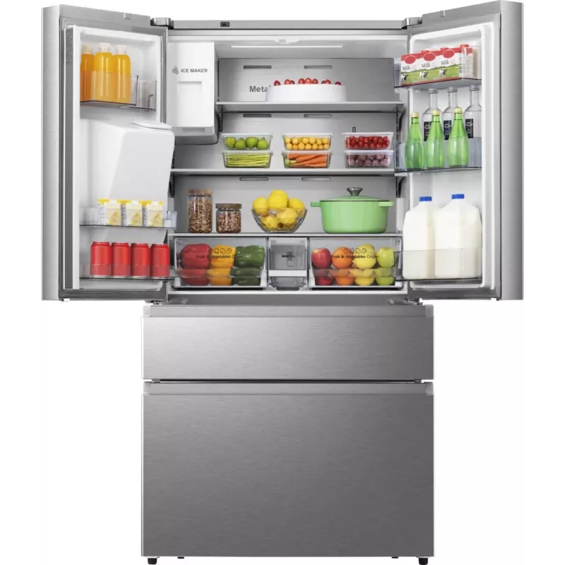 Hisense RF728N4SASE de instalação livre 560 L aço inoxidável