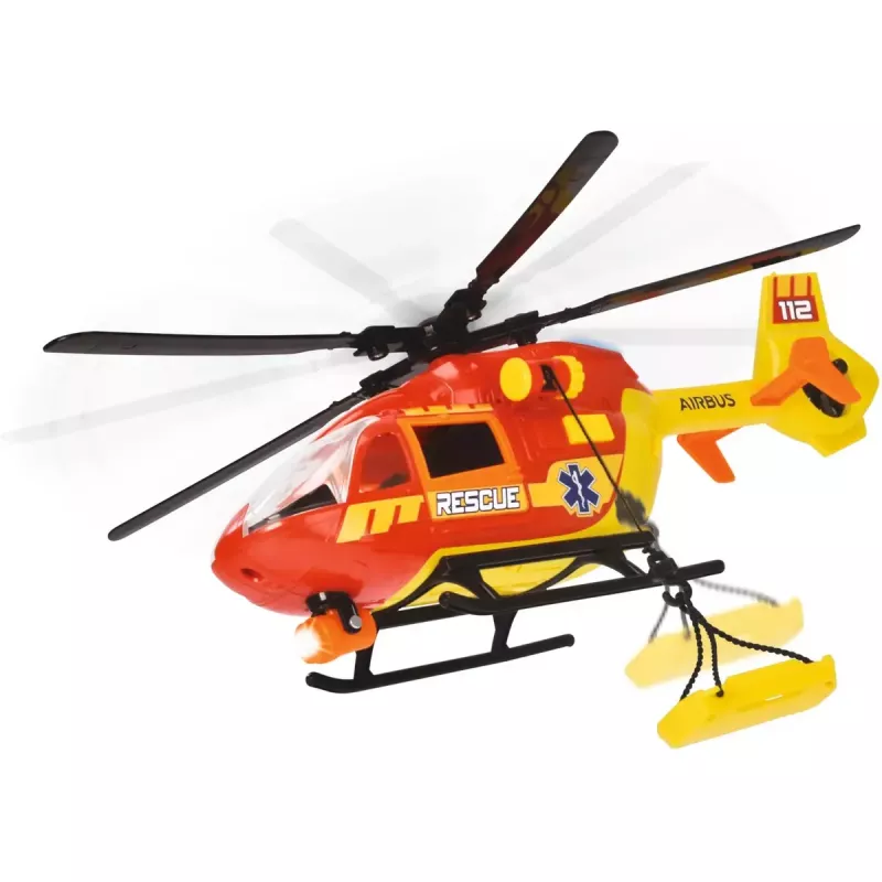 Helicóptero de salvamento de brincar Dickie modelo 203716024, design realista, veículo de brincar