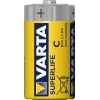 Pilha descartável Varta Superlife C zinco-carvão, tamanho C, 1,5 V, 50 mm