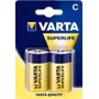 Pilha descartável Varta Superlife C zinco-carvão, tamanho C, 1,5 V, 50 mm