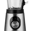 Batedeira de mesa Unold Edel 1,5 L 500 W preto, aço inoxidável, transparente