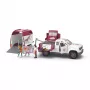 schleich HORSE CLUB veterinária móvel com atrelado, animal, cavalos, 5 ano(s), multicolor