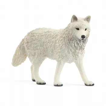 Figura Schleich Wilk Polarny 14880 – Figura de animal, modelo de plástico detalhado, figura colecionável de brincar