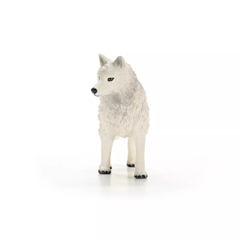 Figura Schleich Wilk Polarny 14880 – Figura de animal, modelo de plástico detalhado, figura colecionável de brincar