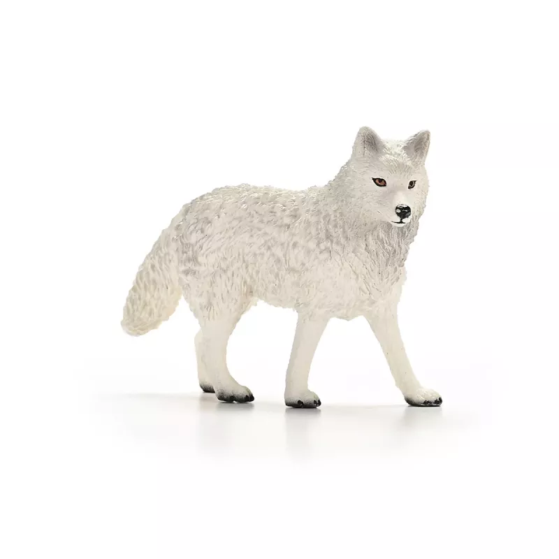 Figura Schleich Wilk Polarny 14880 – Figura de animal, modelo de plástico detalhado, figura colecionável de brincar