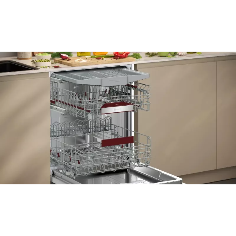 Máquina de lavar loiça Neff S157ECX14E Totalmente integrada 14 conjuntos de louça