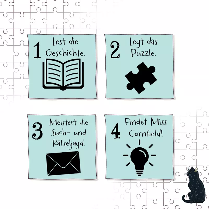 Puzzle de história: Die Schule der magischen Tiere - Fürchterlich feierlich!