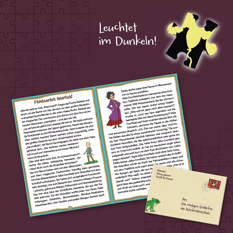 Puzzle de história: Die Schule der magischen Tiere - Fürchterlich feierlich!