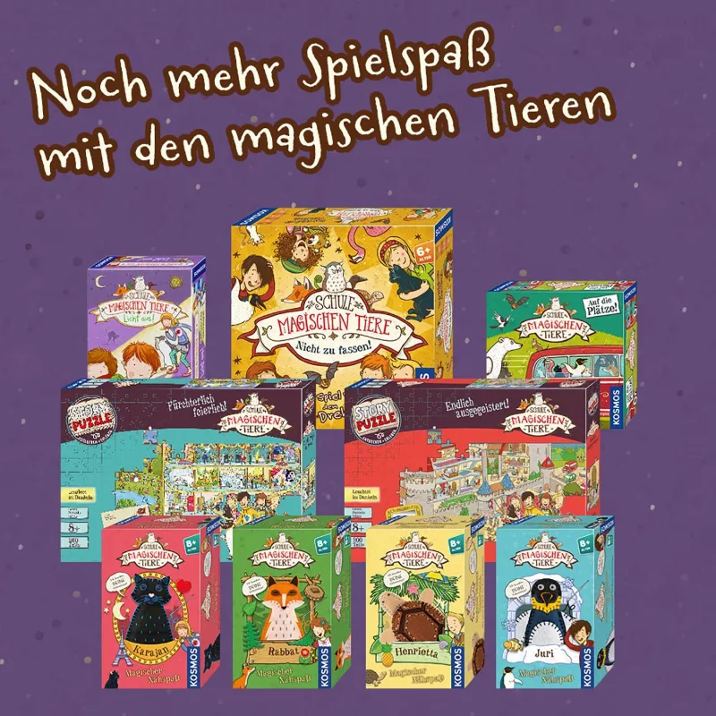 Puzzle de história: Die Schule der magischen Tiere - Fürchterlich feierlich!