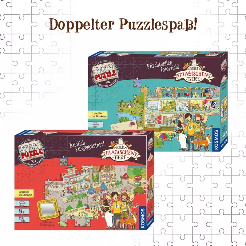 Puzzle de história: Die Schule der magischen Tiere - Fürchterlich feierlich!