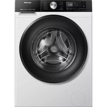 Máquina de lavar e secar roupa Hisense WD3S8043BW3 De livre instalação Carga frontal Branco