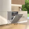 Gorenje GV663A66 totalmente integrável 16 conjuntos de louça