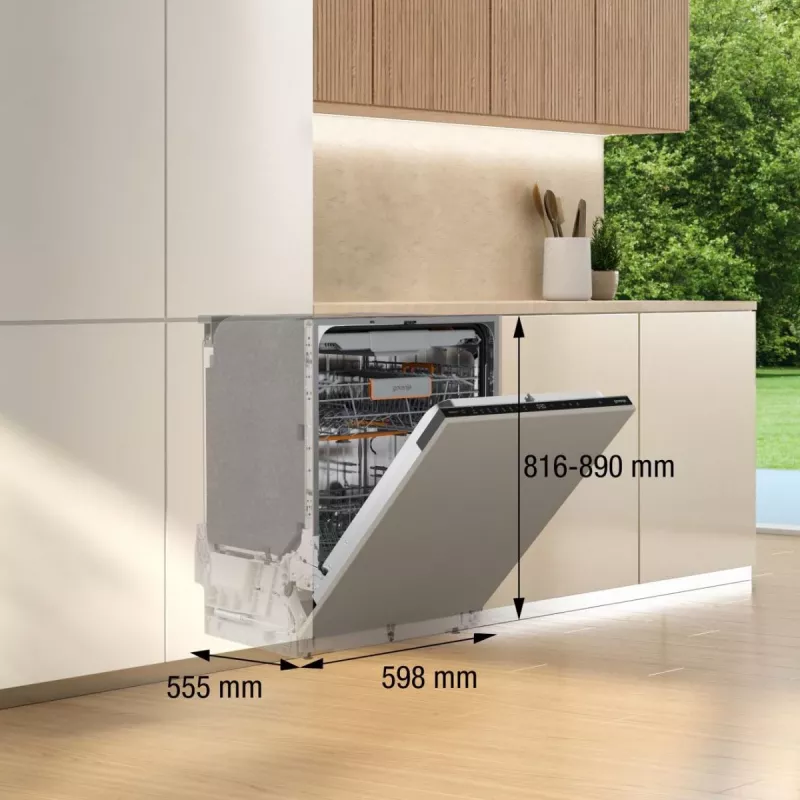 Gorenje GV663A66 totalmente integrável 16 conjuntos de louça