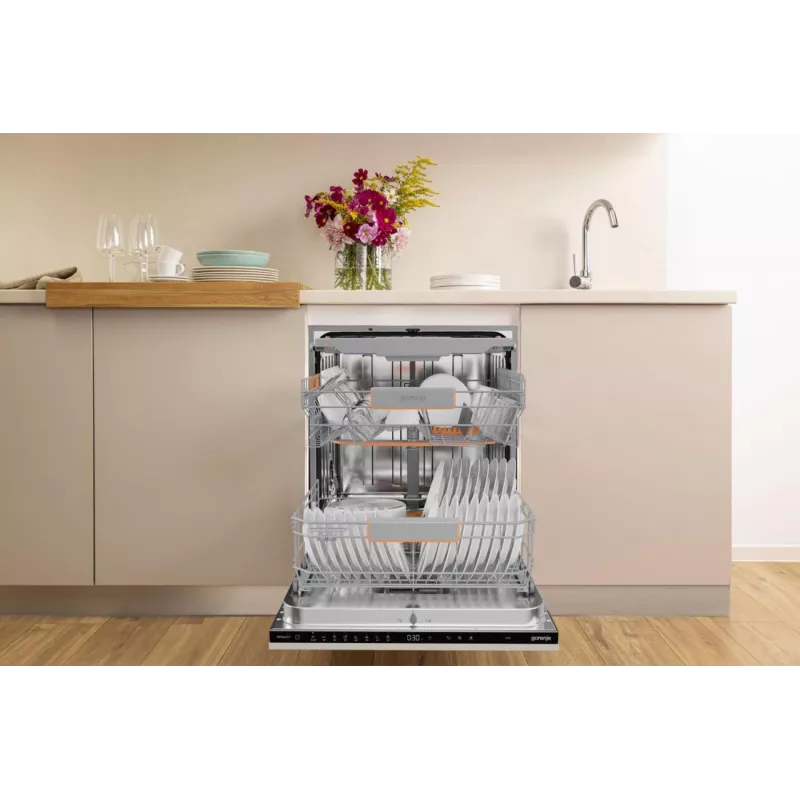 Gorenje GV663A66 totalmente integrável 16 conjuntos de louça