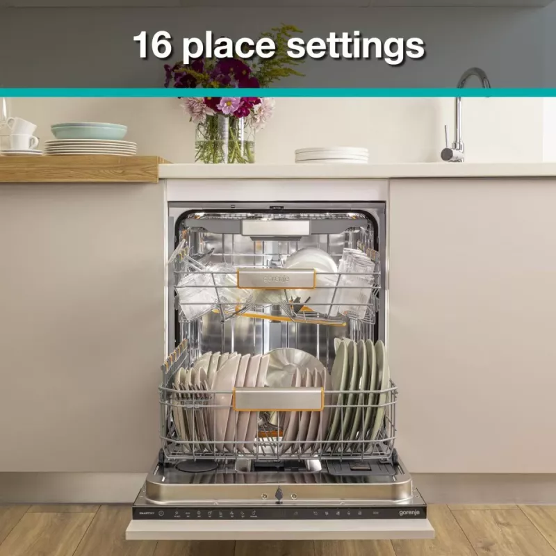 Gorenje GV663A66 totalmente integrável 16 conjuntos de louça