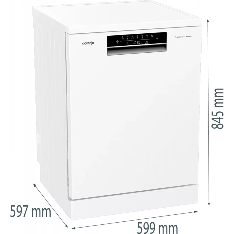 Gorenje GS643C90W De livre instalação 16 conjuntos de louça