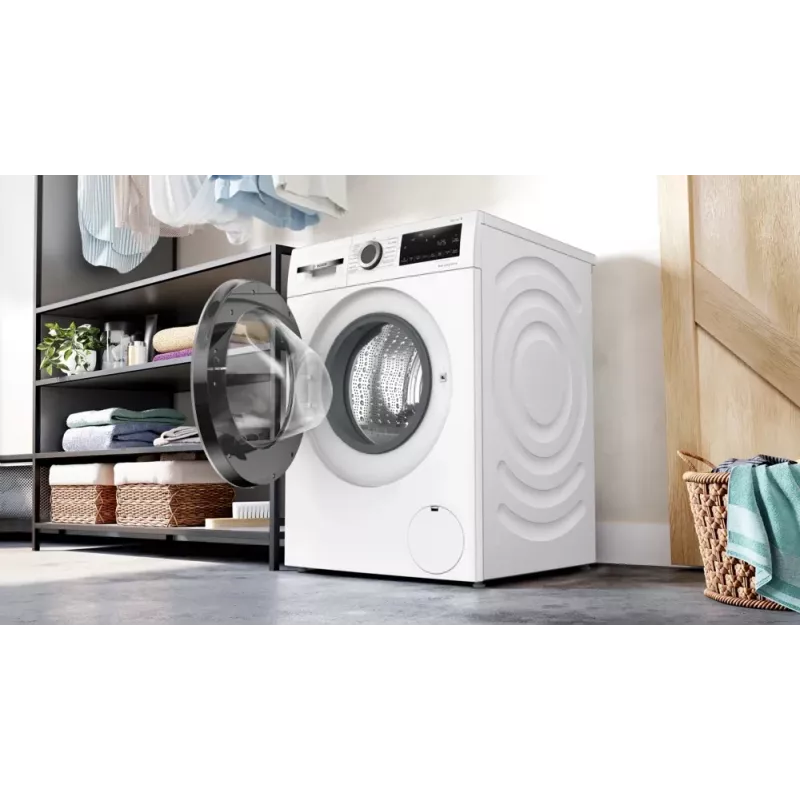 Máquina de lavar e secar roupa Bosch WNG24442 Carga frontal De livre instalação Branco