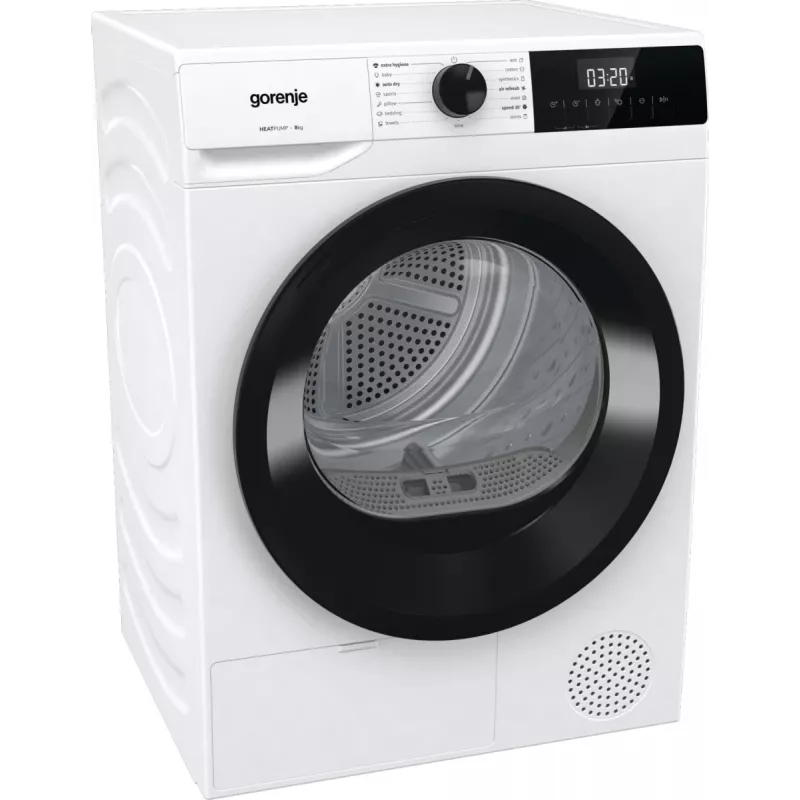 Máquina de secar roupa Gorenje DHNE83 De livre instalação Carga frontal 8 kg Branco