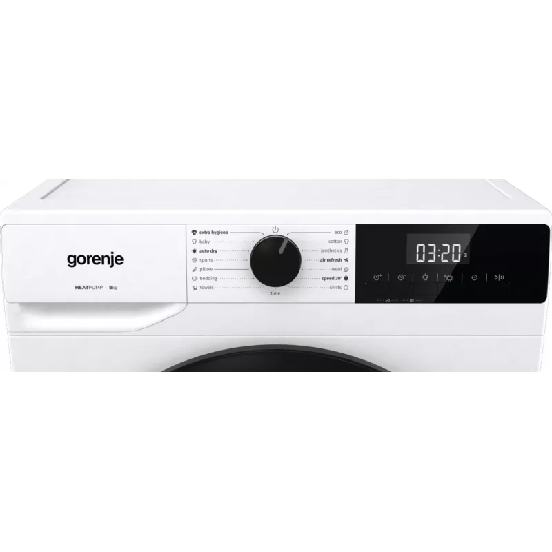 Máquina de secar roupa Gorenje DHNE83 De livre instalação Carga frontal 8 kg Branco