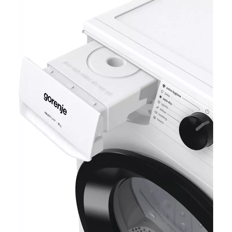 Máquina de secar roupa Gorenje DHNE83 De livre instalação Carga frontal 8 kg Branco