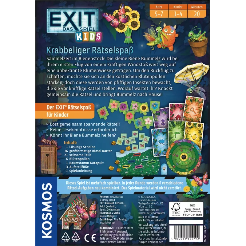 Kosmos 47879024 jogo de tabuleiro/cartas 20 min puzzle