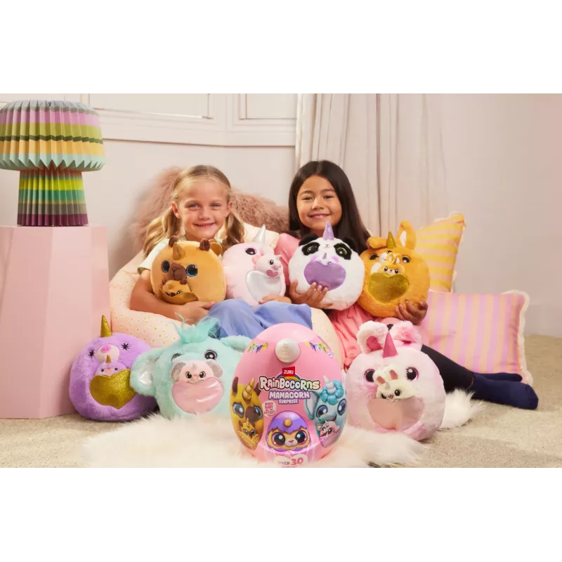 Figura de brinquedo Zuru Mamacorn Surprise – Rainbocorns colecionável figura individual sortida