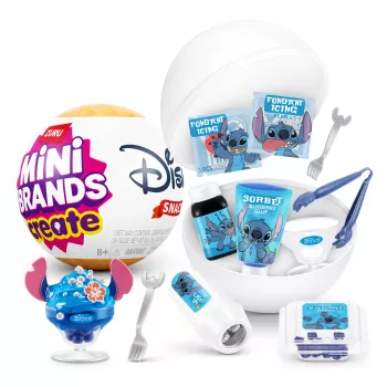Mini Brands Create Disney Snacks Série 1 cápsula, cozinha, 8 ano(s), pilhas incluídas, LR44, multicolor