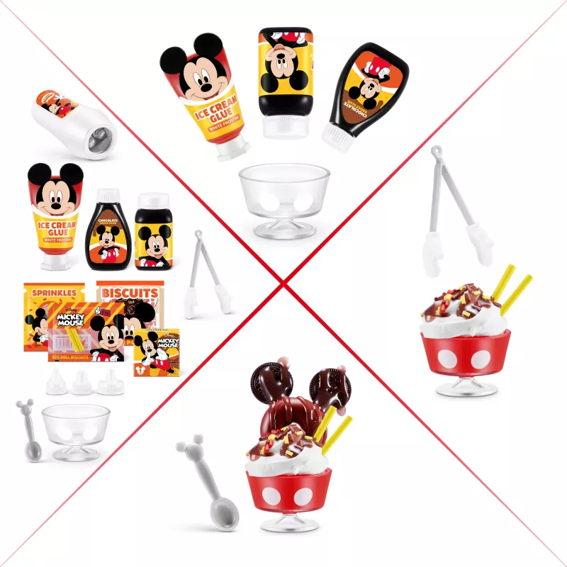 Mini Brands Create Disney Snacks Série 1 cápsula, cozinha, 8 ano(s), pilhas incluídas, LR44, multicolor