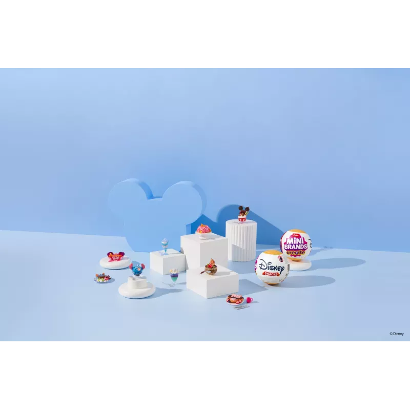 Mini Brands Create Disney Snacks Série 1 cápsula, cozinha, 8 ano(s), pilhas incluídas, LR44, multicolor
