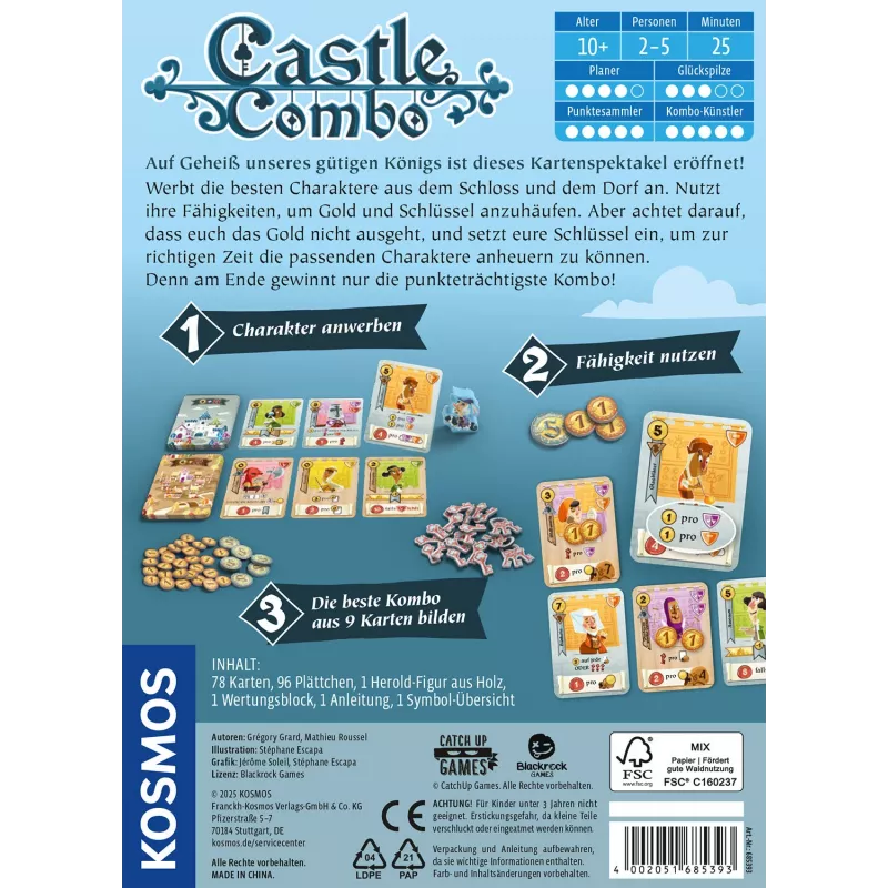 Kosmos 47855976 jogo de tabuleiro/cartas 25 min estratégia