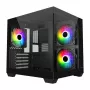 Caixa de PC Fortron FSP Geh Mini S140 BA micro-ATX / M-ITX, ARGB, preta