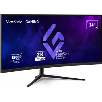 Monitor de computador Viewsonic VX3418C-2K 86,4 cm (34 polegadas) 3440 x 1440 píxeis UltraWide Quad HD preto