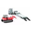 Siku MAN camião com bulldozer, modelo camião/atrelado, 1:87, MAN, cinzento, vermelho, China