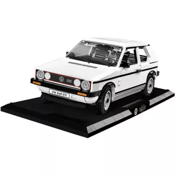 Maquete à escala 1:12 Cobi Volkswagen Golf GTI 1976–1983 Executive Edition — réplica detalhada para montar