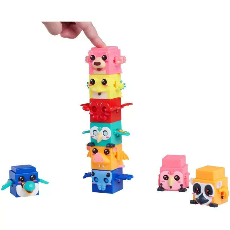 Pack de figuras de brincar, Simba-Dickie Bloxies Série 2 — 4 figuras sortidas