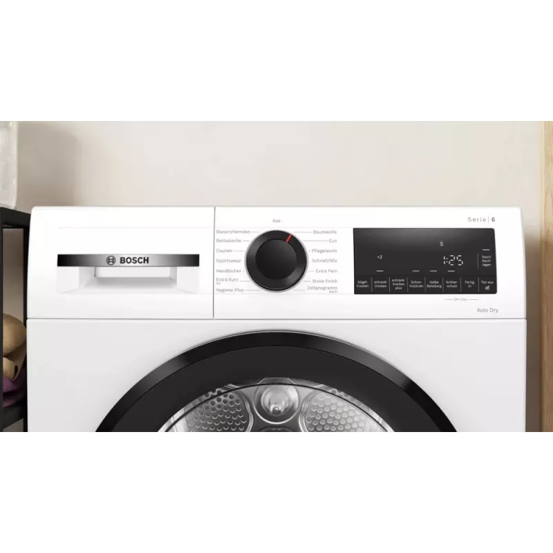 Bosch Serie 6 WQG243D41 Máquina de secar roupa independente de carregamento frontal 9 kg branco