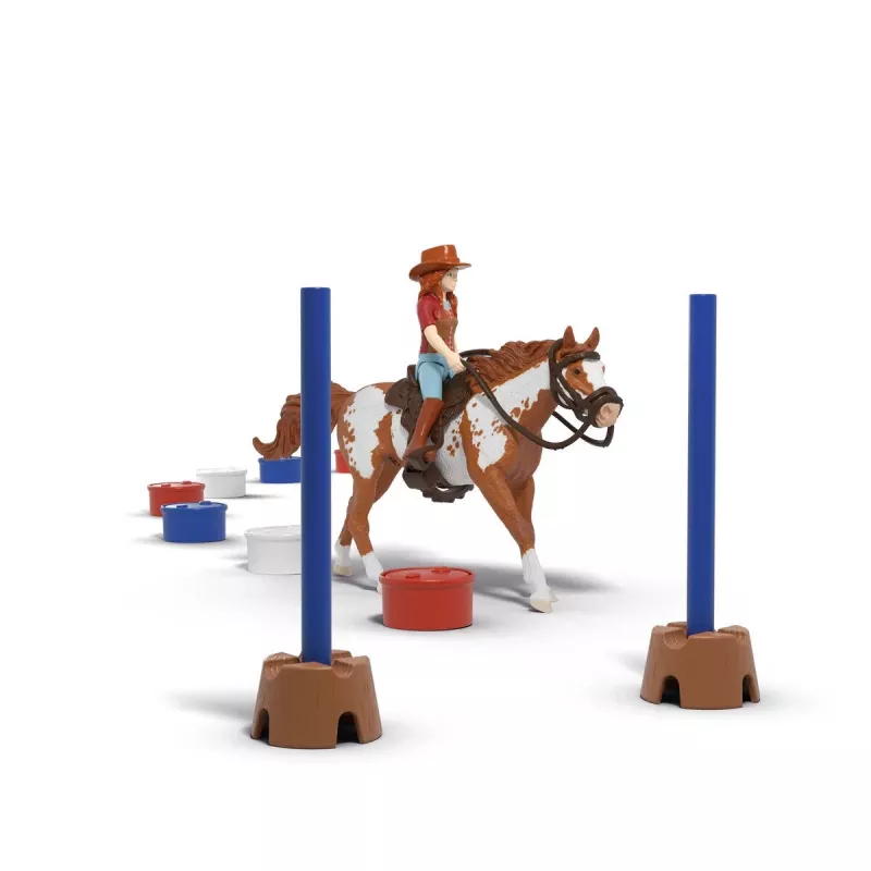 schleich HORSE CLUB Aventura western da Hannah, 5 ano(s), cavalos, multicolor, plástico