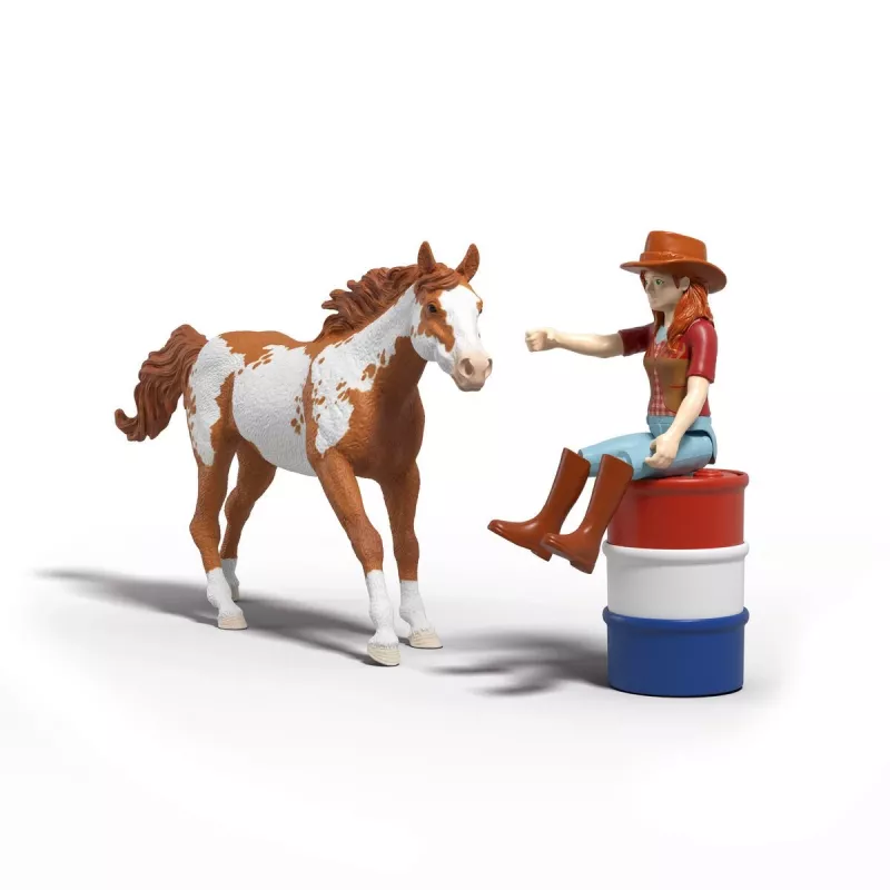 schleich HORSE CLUB Aventura western da Hannah, 5 ano(s), cavalos, multicolor, plástico