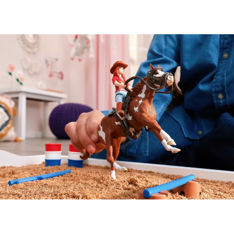 schleich HORSE CLUB Aventura western da Hannah, 5 ano(s), cavalos, multicolor, plástico