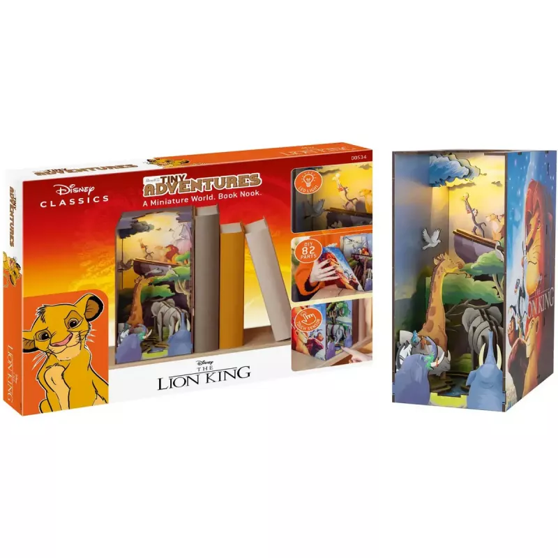Maquete em plástico REVELL Tiny Adventures Disney O Rei Leão 00534 — escala não indicada, peças encaixáveis, para crianças