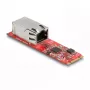 DeLOCK Conversor M.2 Key B+M macho para RJ45 porta LAN 2,5 Gigabit
