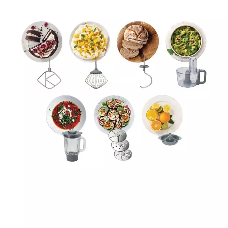 Kenwood Prospero+ White KHC29A.J0WH Máquina de cozinha 1000 W 4,3 L Aço inoxidável, branco